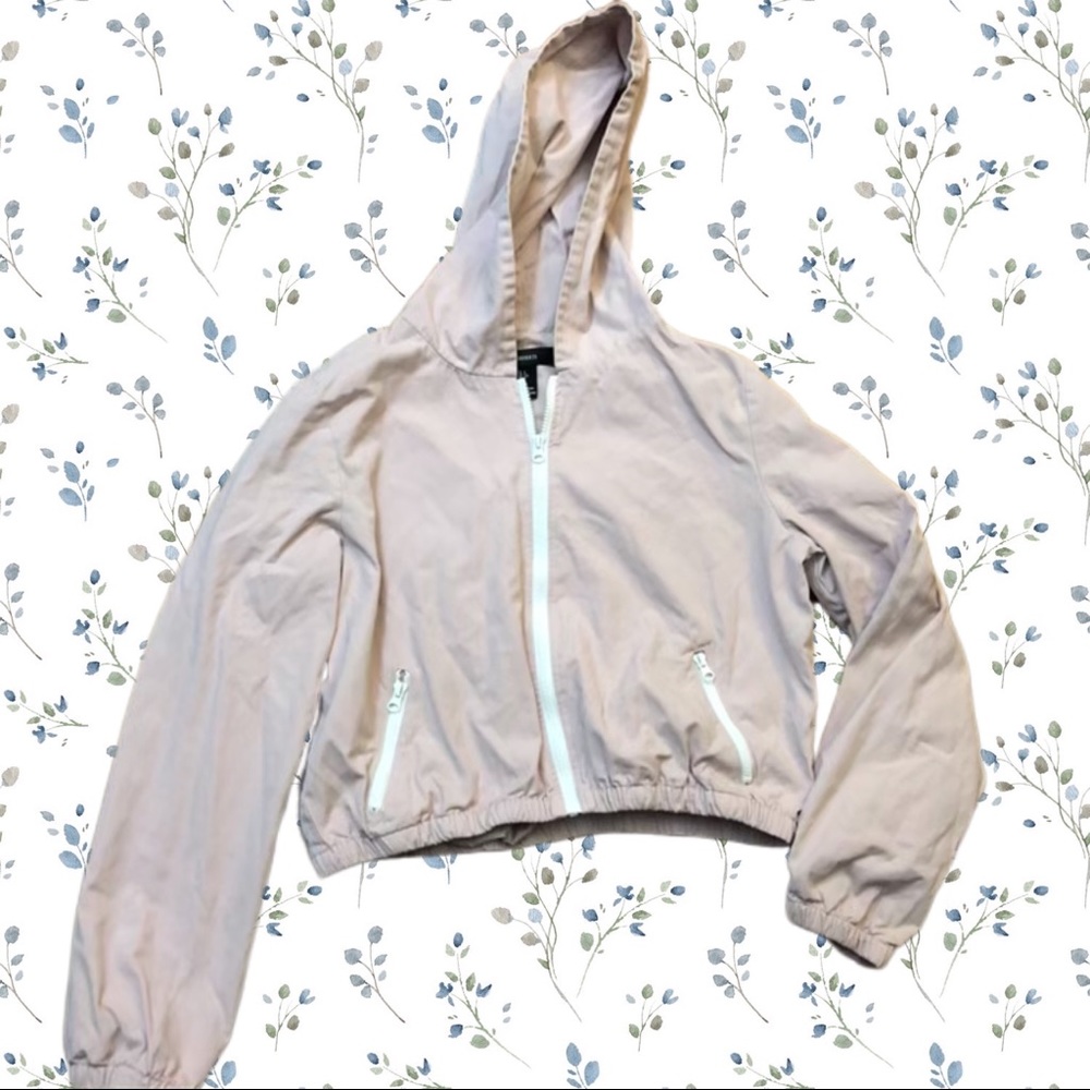 🔥Forever 21 dusty pink cropped jacket